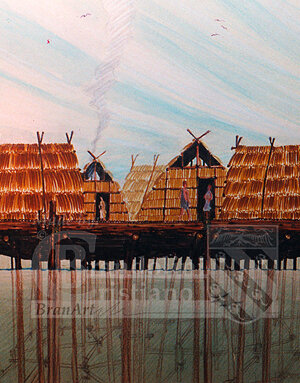 Insediamento palafitticolo neolitico alla Lagozza di Besnate (VA).