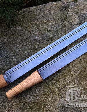 Langsax e scramasax longobardi VI-VII secolo. Battle Ready.