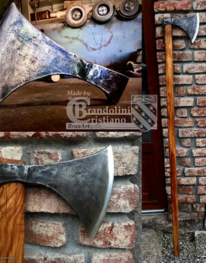 Scure danese. Esemplare da esposizione, non battle ready.