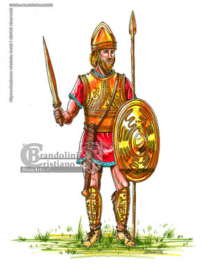 Guerriero dell'età del Bronzo.