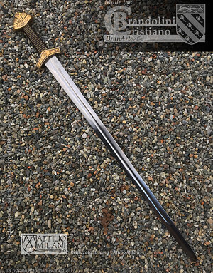 Spada vichinga, XI secolo, peso 1227 grammi, Battle Ready.