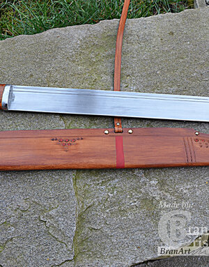 Langsax longobardo VI-VII secolo. Lunghezza lama cm. 50. Battle Ready.