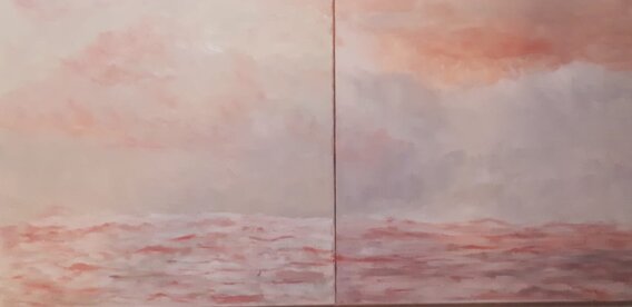 claudia mancinotti - mare del nord - dittico - acrilico su tela - cm 100x50 - quotazione euro 1.700,00.jpeg