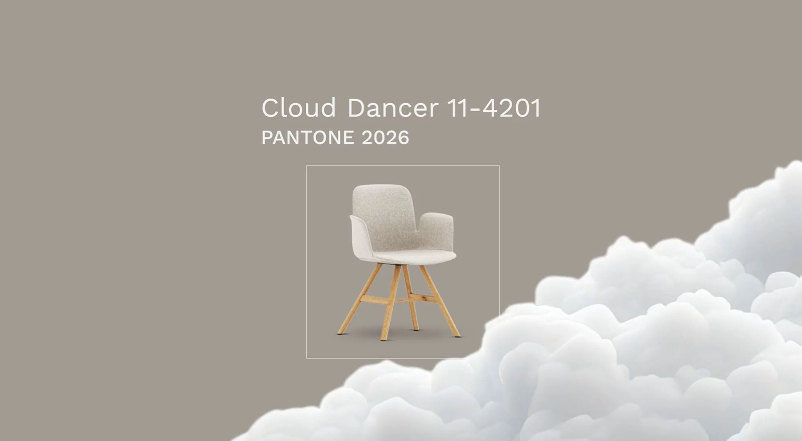 Pantone 2026: Cloud Dancer e l&rsquo;arte di creare atmosfere serene