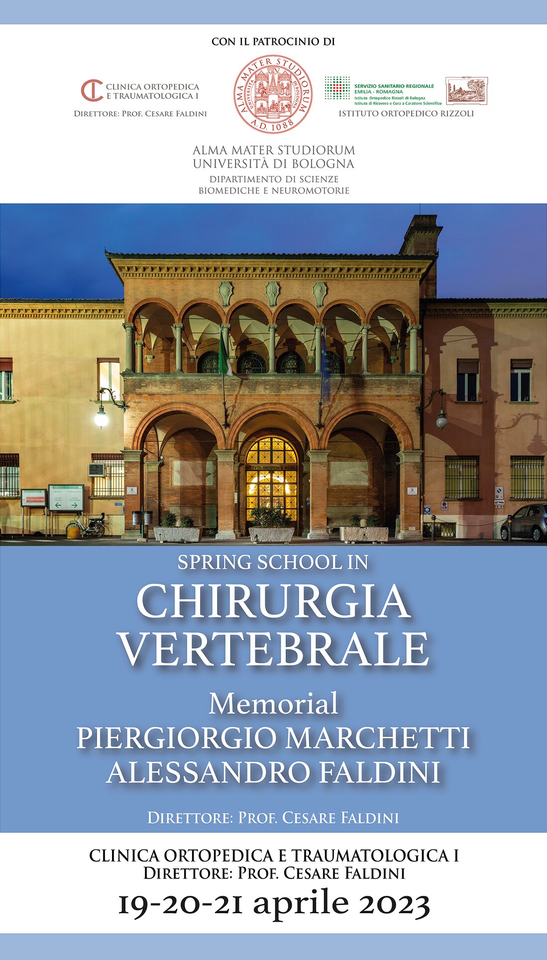 Spring school in chirurgia vertebrale