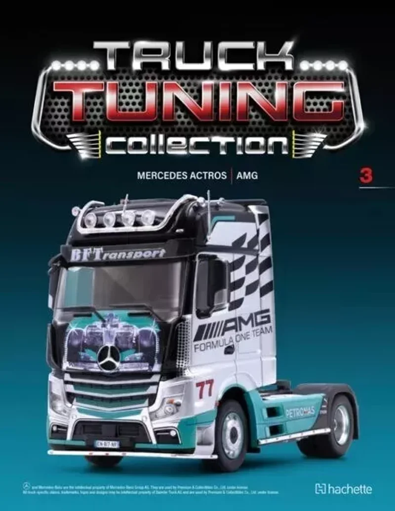 TRUCK TUNING COLLECTION - MERCEDES ACTROS MP4 AMG. Camion Modellino Uscita 3