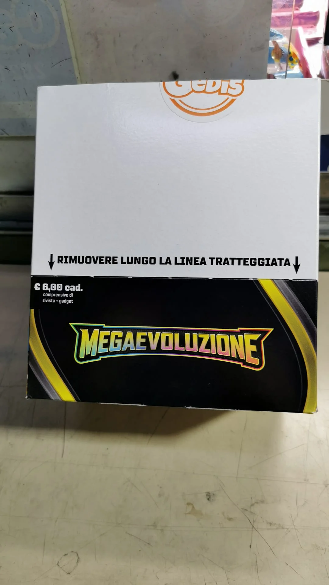 display 30 buste pokemon mega evoluzione italiano gedis