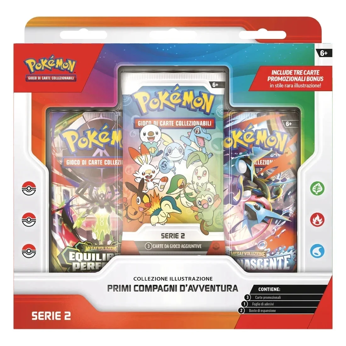 POKEMON COLLEZIONE ILLUSTRAZIONE SERIE 2 PRIMI COMPAGNI AVVENTURA ITA PREORDER garantito