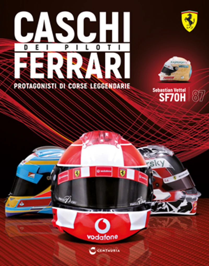 Caschi Ferrari Sebastian Vettel - 2017 - Gran Premio di Monaco Uscita 87