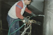 33 - Parrocchia S. Maria Regina Mundi Coibentazione muri esterni con iniezione resine espanse