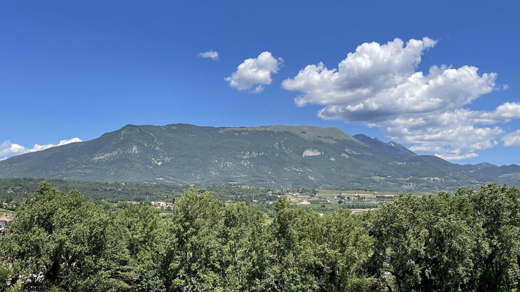 Monte Baldo visto da Rivoli Veronese.