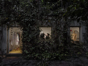 photography project in Barcelona neighborhood of Poble-sec about business shops and architecture