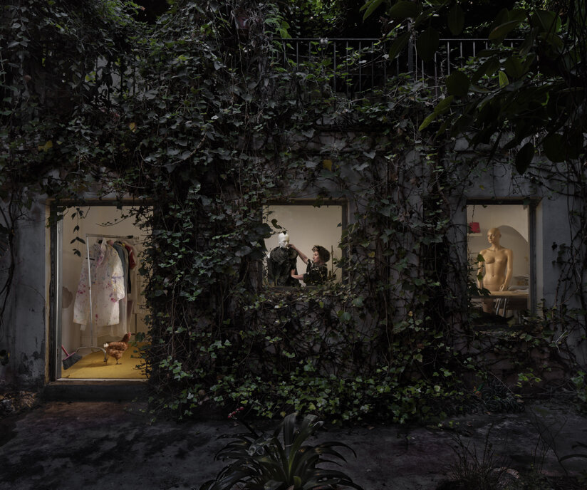 photography project in Barcelona neighborhood of Poble-sec about business shops and architecture