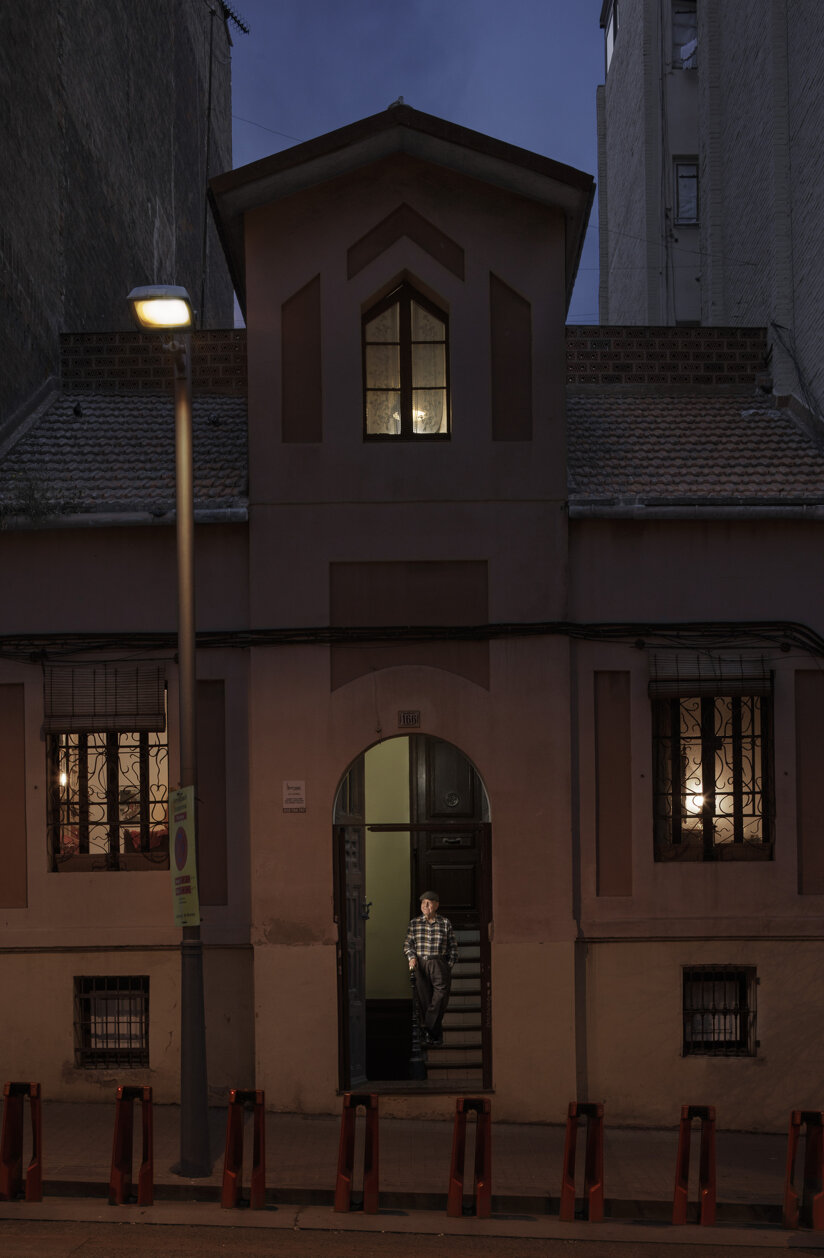photography project in Barcelona neighborhood of Poble-sec about business shops and architecture