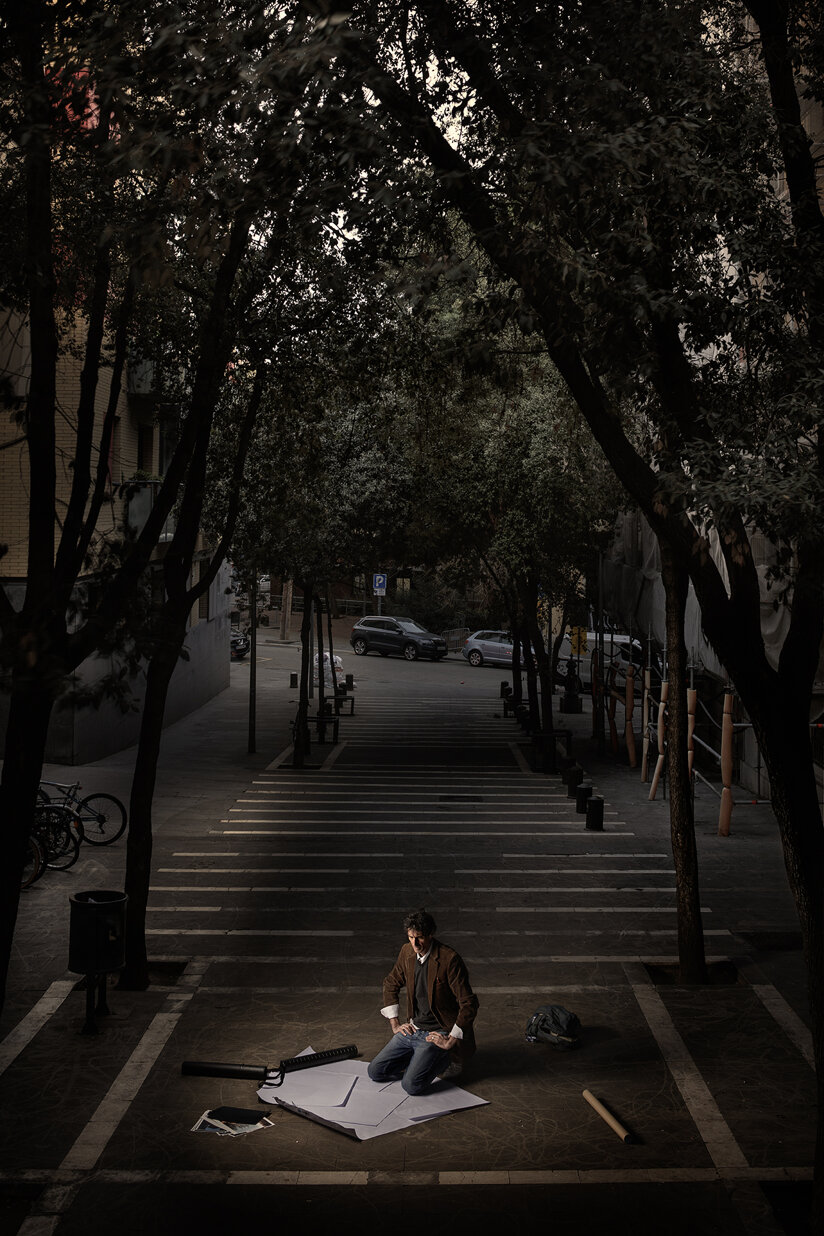 photography project in Barcelona neighborhood of Poble-sec about business shops and architecture