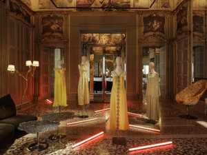 My private Callas professional photo shooting in Edra show room in Milan for Vanity Fair magazine styling of Simone Guidarelli