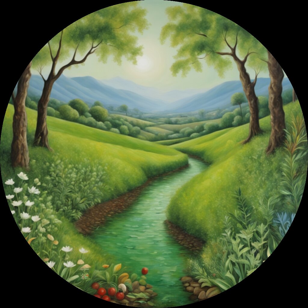 Palette Naturali: L'Incontro tra Verde e Creatività