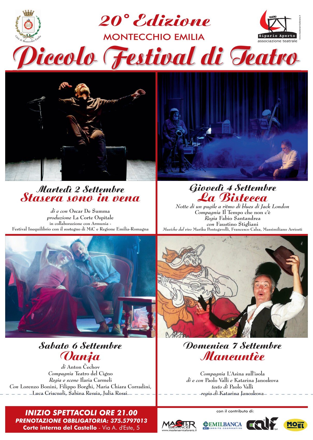Piccolo Festival di Teatro 02-07 Settembre 2025