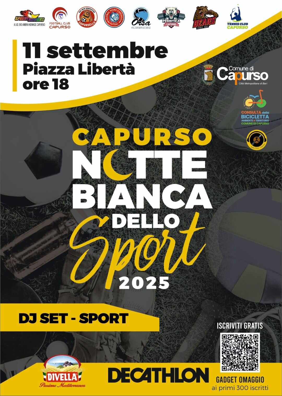 NOTTE BIANCA DELLO SPORT – CAPURSO 2025