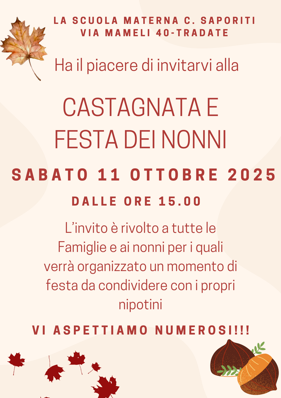 invito castagnata 2025