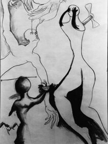 Giuseppe Amorese Charcoal on paper