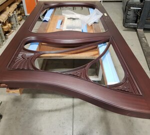 Dettaglio fresature decorative