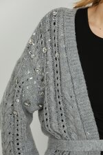 cardigan-relish-grigio-con-applicazioni