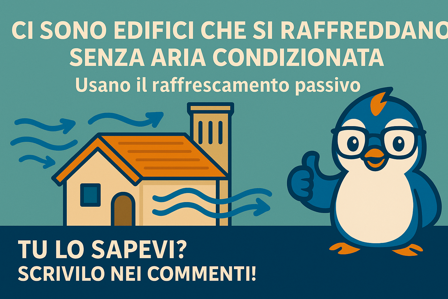 Raffrescamento passivo: come raffrescare la casa senza consumare energia