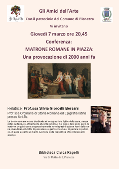 conferenza matrone romane biblioteca
