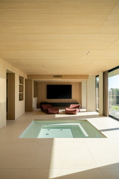 Area wellness di Villa Hermosa con vasca idromassaggio, bagno turco e sauna, Sicilia