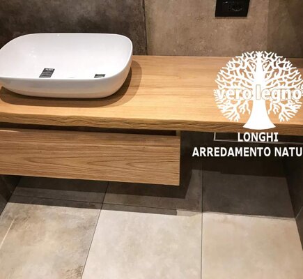 MOBILI DA BAGNO IN VERO LEGNO NATURALE novara