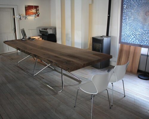 piano in legno massiccio a tronco per tavoli pianali e piani in legno massiccio per tavoli su misura . operiamo anche in Svizzera italiana ticino