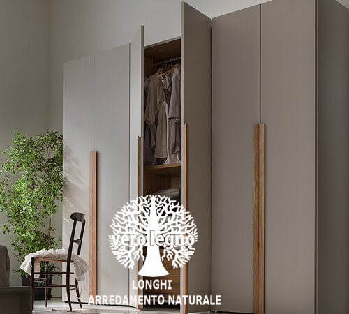 ARMADI PORTE BATTENTI IN LEGNO ALTEZZE FINO A 300 CM