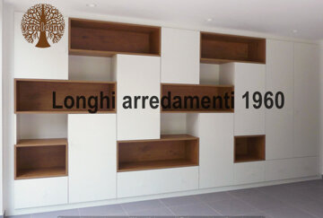 parete attrezzata in legno ad incasso pareti giorno in legno massello componibili su misura