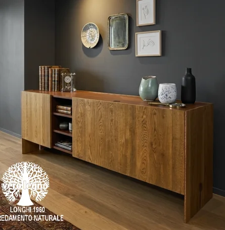 madia arbor in rovere su misura