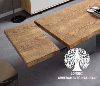 tavolo in legno massello e vetro allungabile tavolo in legno massello e vetro allungabile