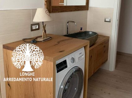 mobile lavatrice in legno massello mobile lavatrice in legno massello