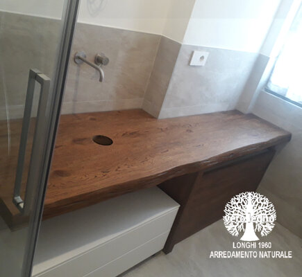 mobile bagno legno su misura varese