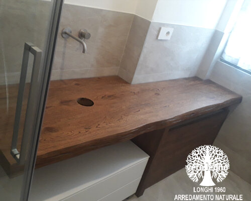 mobile bagno legno su misura varese