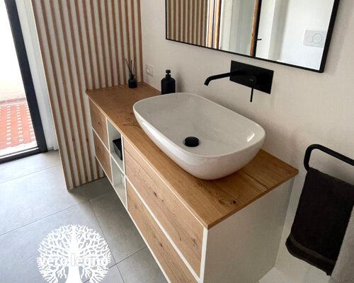 mobili bagno in legno massello lugano conton ticino svizzera