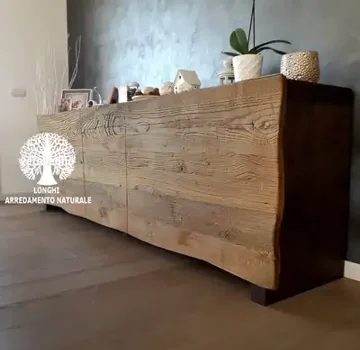 credenze in legno massello secolare grezzo 