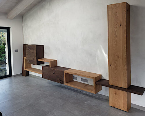 mobile soggiorno su misura disegno torino piemonte