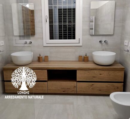 PRODUZIONE MOBILI BAGNO IN LEGNI MASSELLI lodi 