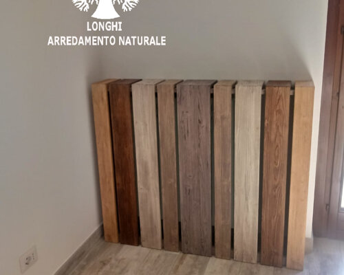 copri calorifero in legno colorato a magenta provincia milano