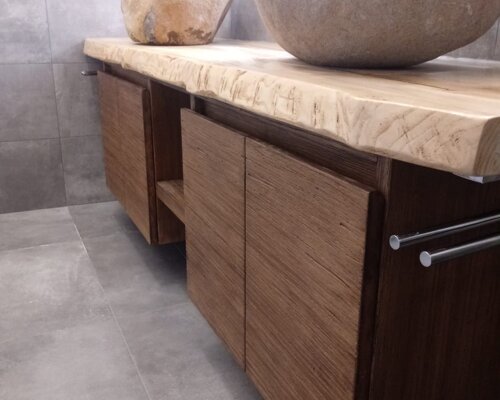 mobile bagno grande da cm 220 per due lavabi grandi dimensioni