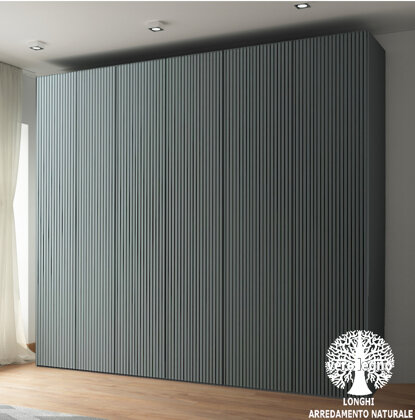 armadio canneto in legno laccato milano