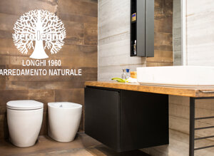  SOLID WOOD BATHROOM FURNITURE LAKE COMO GARDA