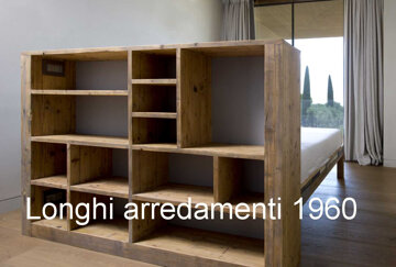 TESTATA PER LETTO DIVISORIO CONTENITORE testiera letto con libreria divisorio