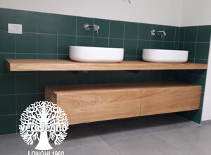 MOBILI BAGNO IN LEGNO MASSELLO SVIZZERA ITALIANA 