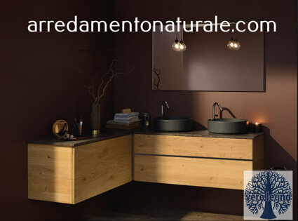 MOBILE BAGNO ANGOLO LEGNO MASSELLO MOBILE BAGNO ANGOLO LEGNO MASSELLO